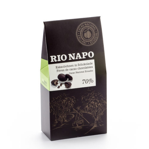 Fèves de cacao chocolatées Rio Napo bio 70 %