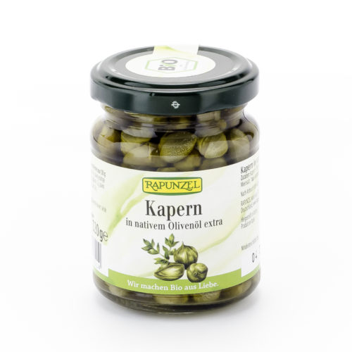 Câpres bio à l’huile d’olive vierge extra